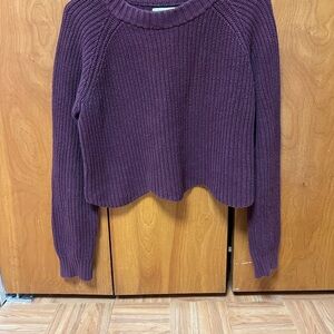 La Hearts Deep Purple Women's Sweater